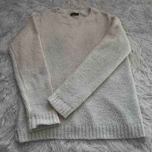 Thick Fuzzy White Sweater